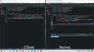 Java socket programming - Simple client server program | Eclipse