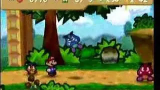 Paper Mario fight: Goomba Bros