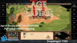 Age of Empires 2 PC di Android - Exagear dark allmod | Snapdragon 720G - install+setting