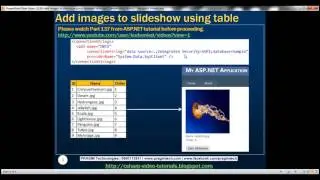 Add images to slideshow using database