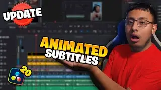 DaVinci Resolve 20 Animated Subtitles Made SUPER Easy!