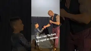 The time I met THE ROCK 