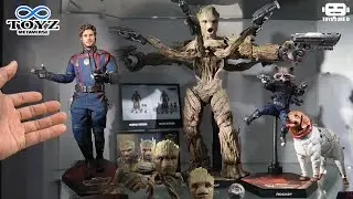 [First Look!] Hot Toys GOTG Vol 3 -Star Lord . Groot. Rocket & Cosmo
