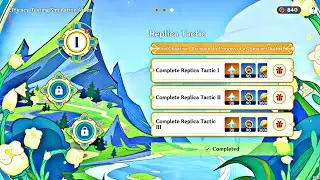 Efficacy Testing Simulation Arena : Replica Tactic 1 | Genshin impact 4.0 Gameplay ⚔️