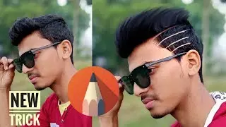 Hair Style Editing Tutorial  || Best Hair Editing App || Autodesk Sketchbook Tutorial