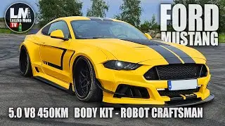 Auto z loterii od Youtubera !! Mustang 5.0 V8 450KM body kit Robot Craftsman