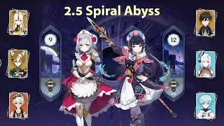 2.5 Spiral Abyss, Noelle & Cryo Yun Jin DPS - (Floor 12, 9★)