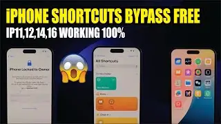 ShortCuts BYPASS iPhone 11 12,13,14,15,16 Bypass Activation Lock | iOS 18.4.1 iCloud BYPASS