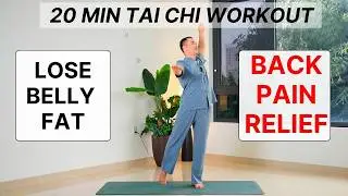 20 Min Tai Chi Workout 🔥 Burn Belly Fat & Relieve Shoulder Pain | Gentle & Beginner Friendly