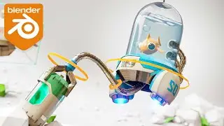 New Blender Hard Surface Modeling Course | Robotic Planet