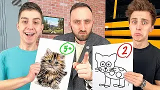 Закончили ХУДОЖЕСТВЕННУЮ ШКОЛУ за 24 Часа ! #А4 #ВладА4 #ВладБумага