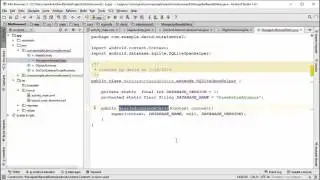 Android y las bases de datos SQLite - 6 crear la base de datos
