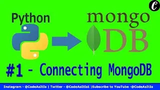 Python MongoDb Tutorial #1 - Connecting to MongoDb Atlas using PyMongo  Library Python | PyMongo