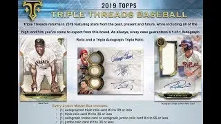 2019 Topps Triple Threads Baseball 9-Box eBay Break #1 10/23/2019