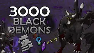 Loot From 3,000 Black Demons + 10 Skotizo