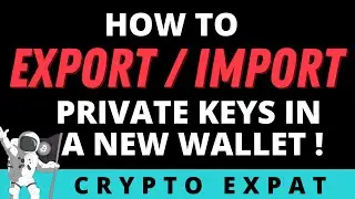 How to Export & Import your Private Keys into a Wallet| |