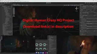 Unity CRAZY Real-time Digital Humans Demo project