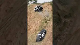 Ram TRX FALL OFF 650Ft Cliff During a Crazy CHASE!!!!