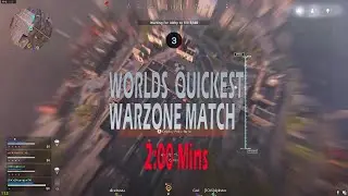 WORLD RECORD!!! QUICKEST WARZONE MATCH!!!! #record #warzone #warzoneclips #warzonegameplay #funny