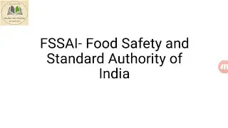 Food safety and standard authority of India evolution.