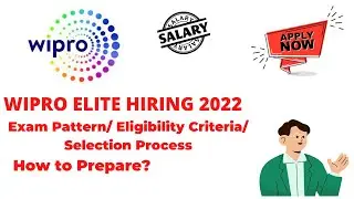 WIPRO NLTH Recruitment Process 2022 | Exam Pattern | Freshers Can Apply | Private Company  MNC
