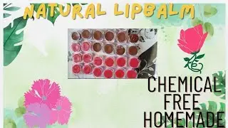 ఎర్రని పెదాల కోసం lip balm No chemical/no artificial colours Natural lipbalm #lipbalm #lipbalmathome