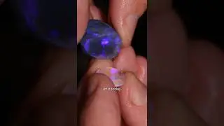 We sliced this piece away from a larger gem. Watch the long version to see where it came from