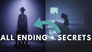 Little Nightmares 2 Ending + Secret Ending Cutscenes // little nightmare 2
