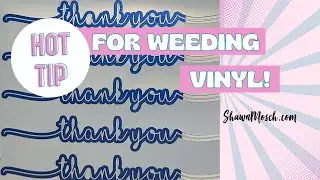 Easy Way to Weed Thin Font - #1 Best Cricut Trick - Add an Offset - Cricut Hack for HTV - MUST WATCH