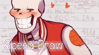 【Undertale】BHC Papyrus - Speed Draw【SAI】