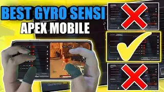 BEST GYRO SENSITIVITY EVER!!! Apex Legends Mobile Gyro Sensitivity |Apex Mobile Sensitivity Settings