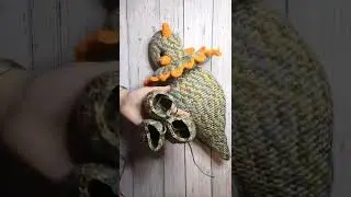 Трицератопс - сборка. Динозавр амигуруми крючком. # shorts