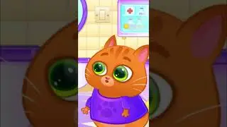 Котик Bubbu спрятался в ванной #bubbu #котикбубу #virtualpet #рекомендации