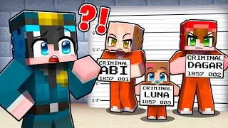 Agente de POLICÍA vs Familia de CRIMINALES en Minecraft