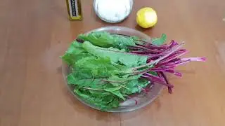 ВКУСНЫЙ И ПОЛЕЗНЫЙ САЛАТ ИЗ СВЕКОЛЬНЫХ ЛИСТЬЕВ!