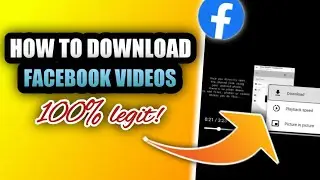 HOW TO DOWNLOAD VIDEOS ON FACEBOOK 2024
