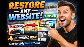 How to Restore a Website from Wayback Machine (FAST & EASY)