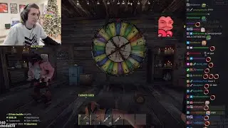 xQc loses 6k Scrap in one Spin | OTV RP Rust Server (with chat)