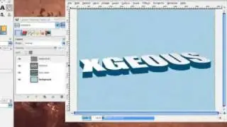 Gimp Tutorial : 3D Text