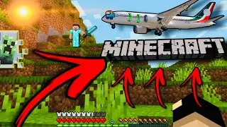 МАЙНКРАФТ , КАК ПОСТОРОИТЬ САМОЛЕТ В МАЙНКРАФТЕ !! #minecraft #майнкрафт