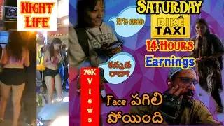 Bike taxi Experience on Saturday Night! Night life in Bengaluru
