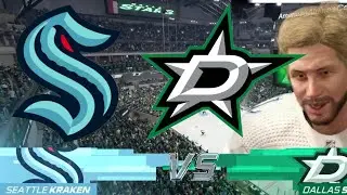 NHL'22 Seattle Kraken Девяткин #19 - Dallas Stars