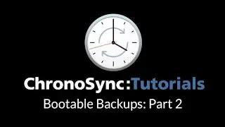 Bootable Backup Part 2