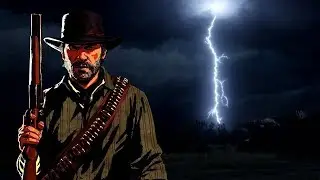 Red Dead Redemption 2 - Fui atingido por um raio!! xD