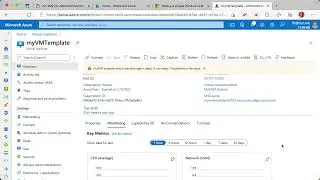 AZ-900 Lab 09: Create a VM with a Template