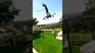 I flew pizza to the party with 