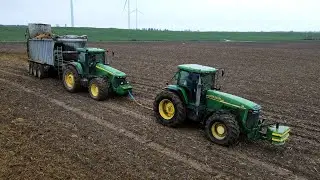 szybka akcja wyciągania składu - John Deere 8310
