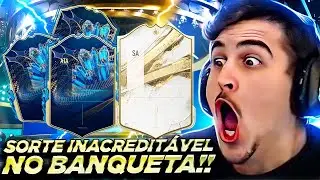 MEU DEUS!!! TIREI 3X TOTS E UM ICON INACREDITÁVEL NOS PACKS DO BANQUETA!!