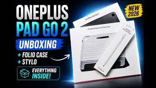 OnePlus Pad Go 2 Unboxing 📦 | Original Folio Case & Stylo | First Look (2026)