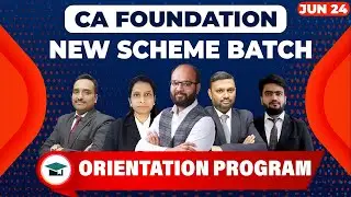 How To Prepare CA Foundation June 2024 | New Scheme Batch | CA Foundation June 2024 Study Plan